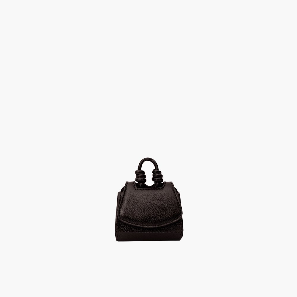 Nano Bolsa de Couro Paseo Preto