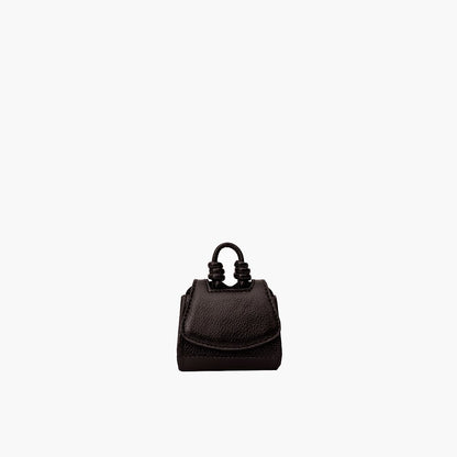 Nano Bolsa de Couro Paseo Preto