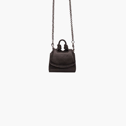 Nano Bolsa de Couro Paseo Preto