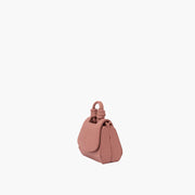 Nano Bolsa de Couro Paseo Rosa Krystallos