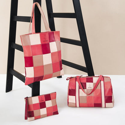 Necessaire Upcycling Rosa Clássico