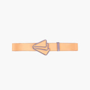 Cinto Feminino de Couro Calatrava Laranja