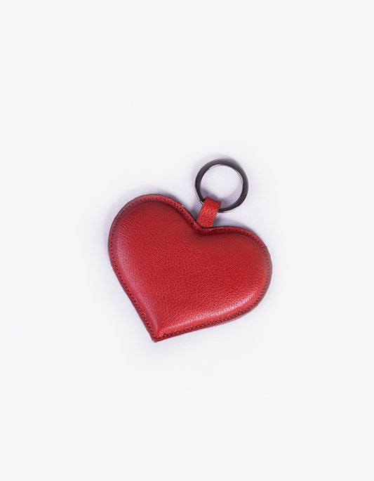 CHAVEIRO DE CORAÇÃO SOLEAH VERMELHO