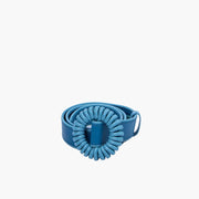 Cinto Feminino de Couro Espanha Azul