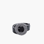 Cinto Feminino de Couro Espanha Preto