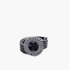 Cinto Feminino de Couro Espanha Preto