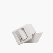 Cinto Feminino de Couro Krystallos Off White