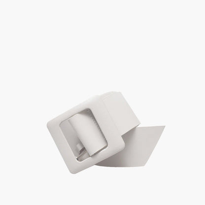 Cinto Feminino de Couro Krystallos Off White
