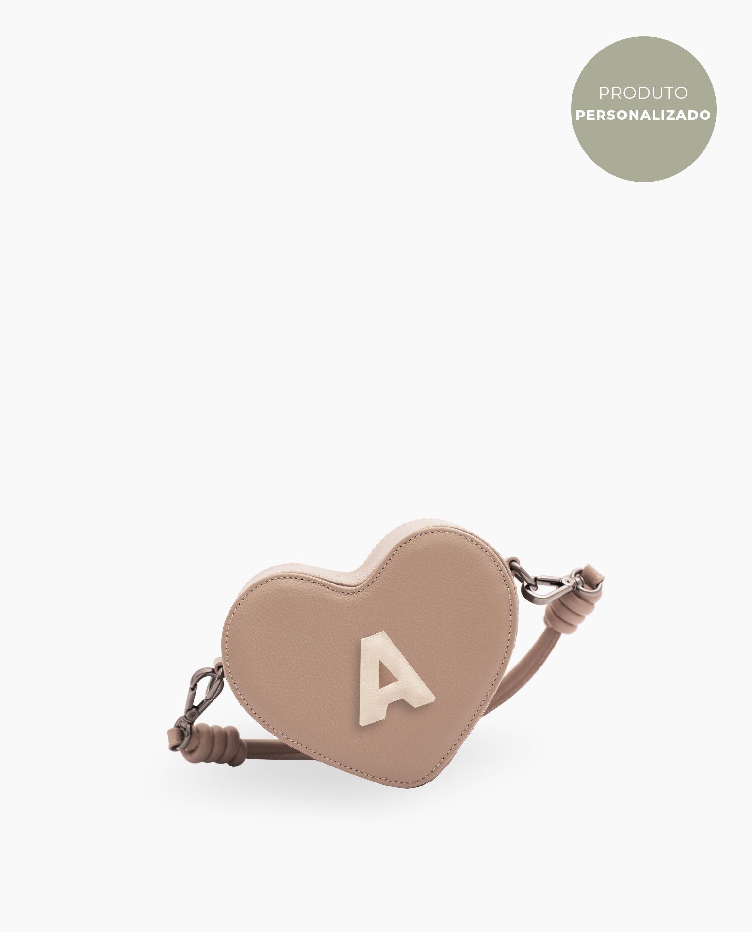 PORTA CHUPETA DE COURO ANTONELLA PERSONALIZADO