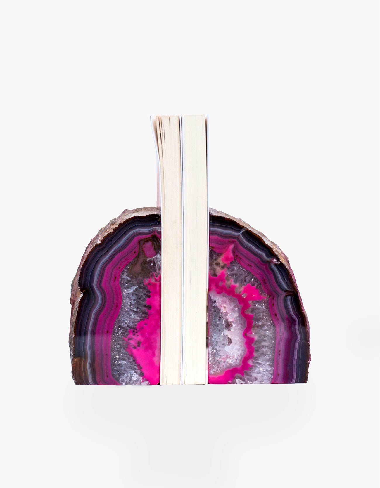 Suporte de Livro Ágata Krystallos Rosa