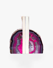 SUPORTE DE LIVRO ÁGATA KRYSTALLOS ROSA