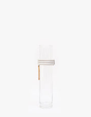 VASO ALTO DE VIDRO KRYSTALLOS OFF WHITE