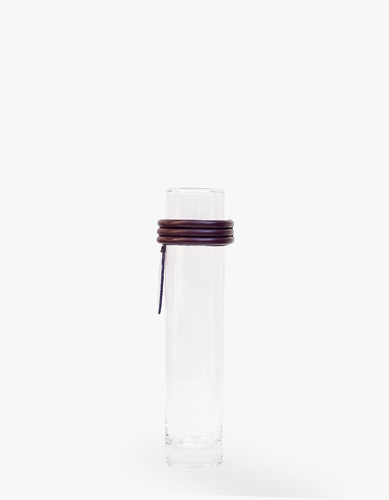 VASO ALTO DE VIDRO KRYSTALLOS ROXO