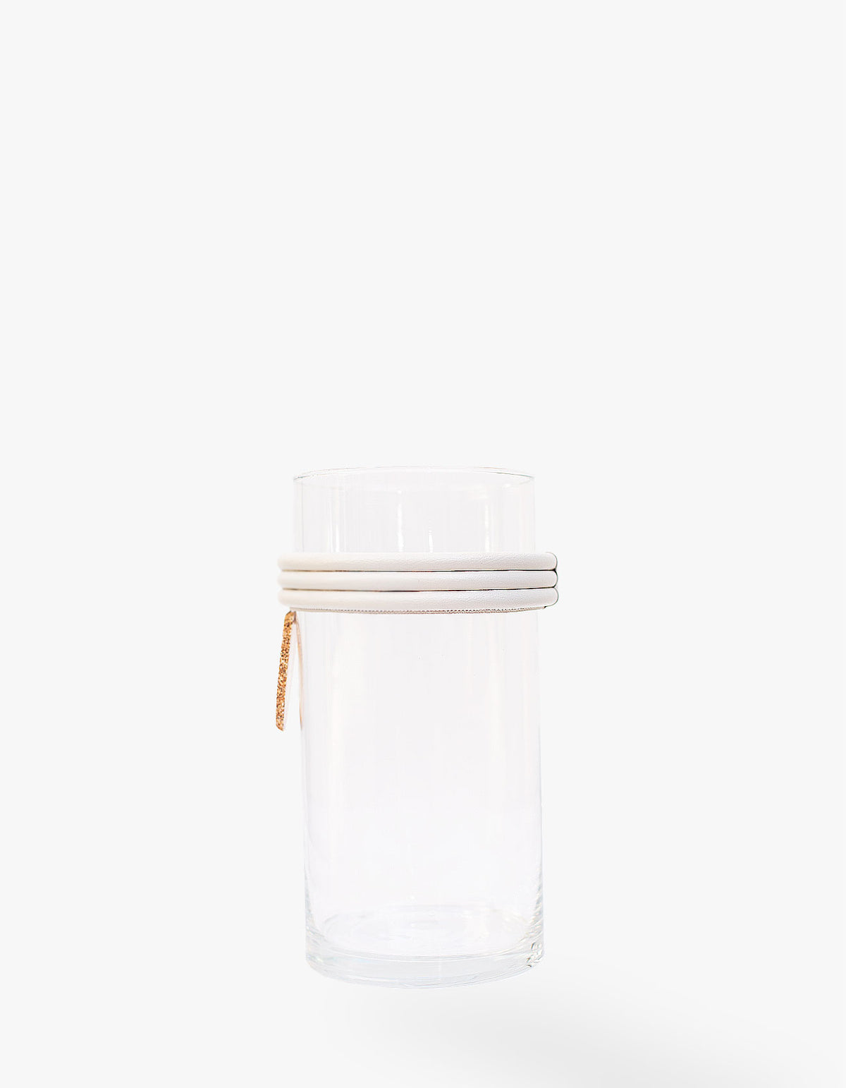 VASO DE VIDRO KRYSTALLOS OFF WHITE