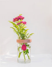 VASO DE VIDRO KRYSTALLOS ROSA